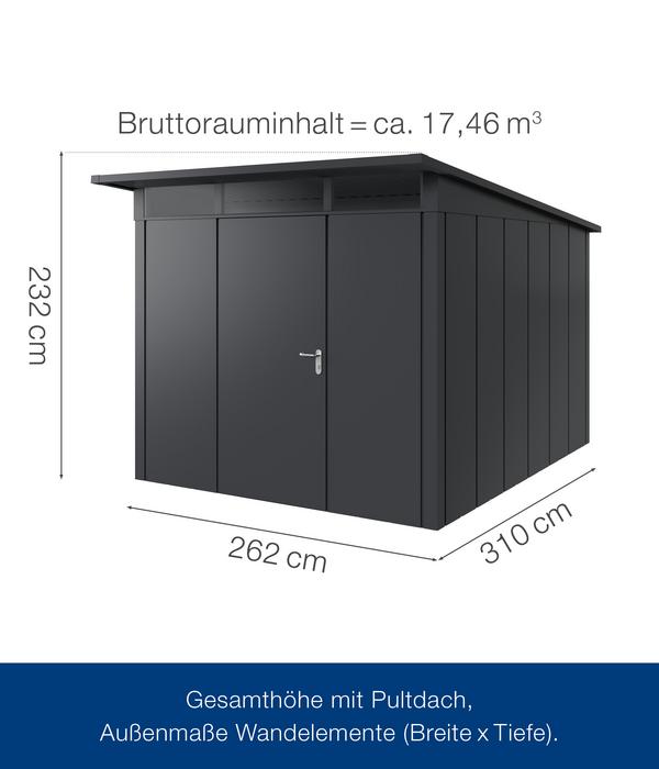 Hörmann Metallgerätehaus Juno JPD11 L-Sk