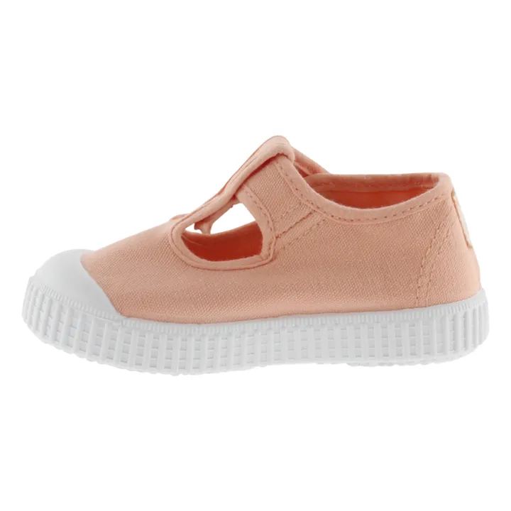 Victoria Baskets Scratchs Sandalia Tira Lona | Saumon