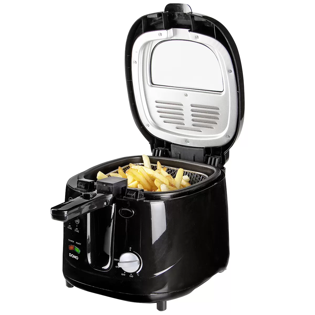 Fritteuse DO461FR Domo Schwarz