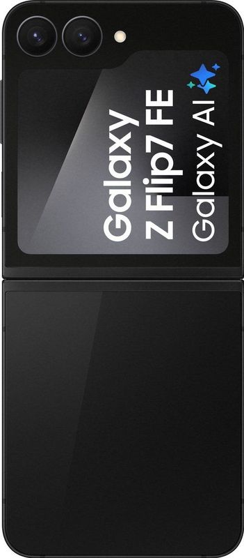 Samsung - Galaxy Z Flip7 FE - Smartphone - Zwart - 17 cm (6.7 inch) - 8 GB - 128 GB - 4000 mAh