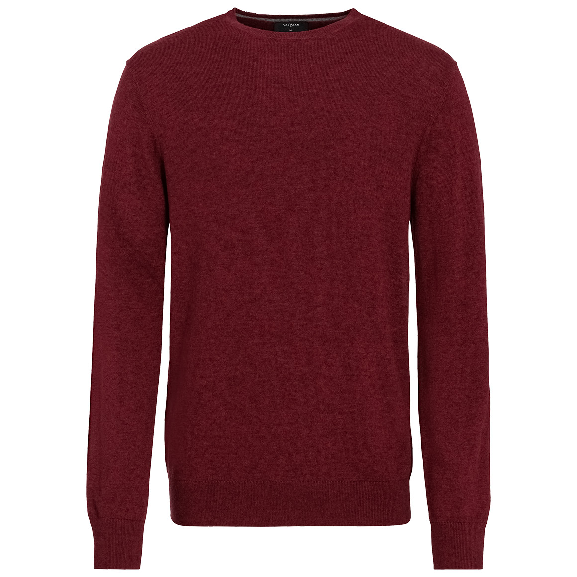 VanVaan Herren Pullover mit Kaschmir dunkelrot