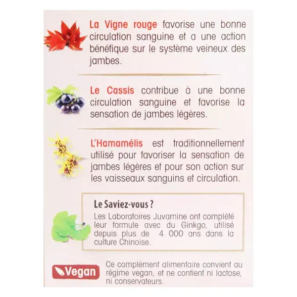 Juvamine Expert'Nature Circulation 60 comprimidos