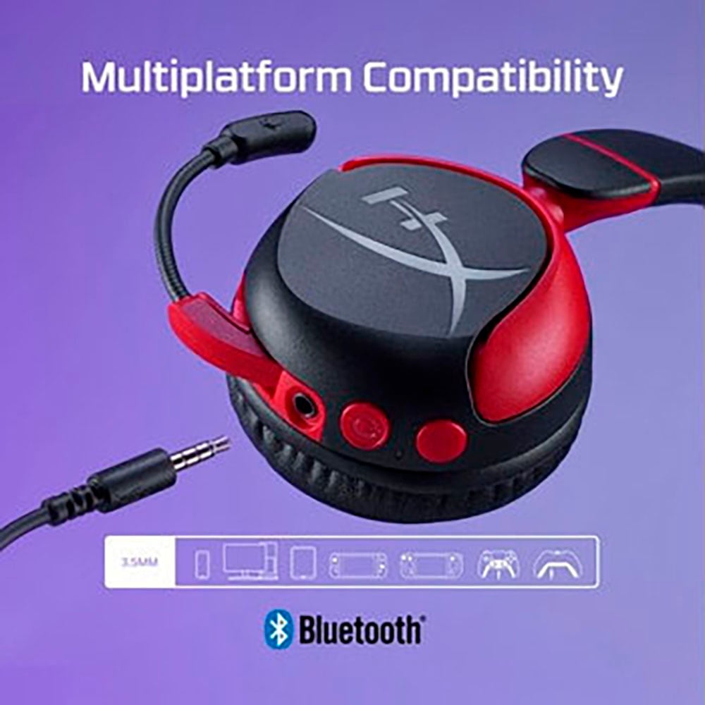 HyperX Gaming-Headset »Cloud Mini für Kids Wireless« A2DP Bluetooth | AVRCP Bluetooth | Bluetooth | HFP | HSP Stummschaltung