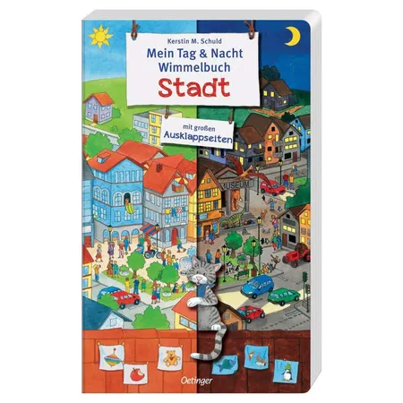 Oetinger Kerstin M. Schuld - Mein Tag & Nacht Wimmelbuch Stadt