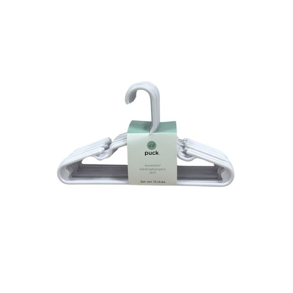 Puck Kledinghanger - 15 Stuks