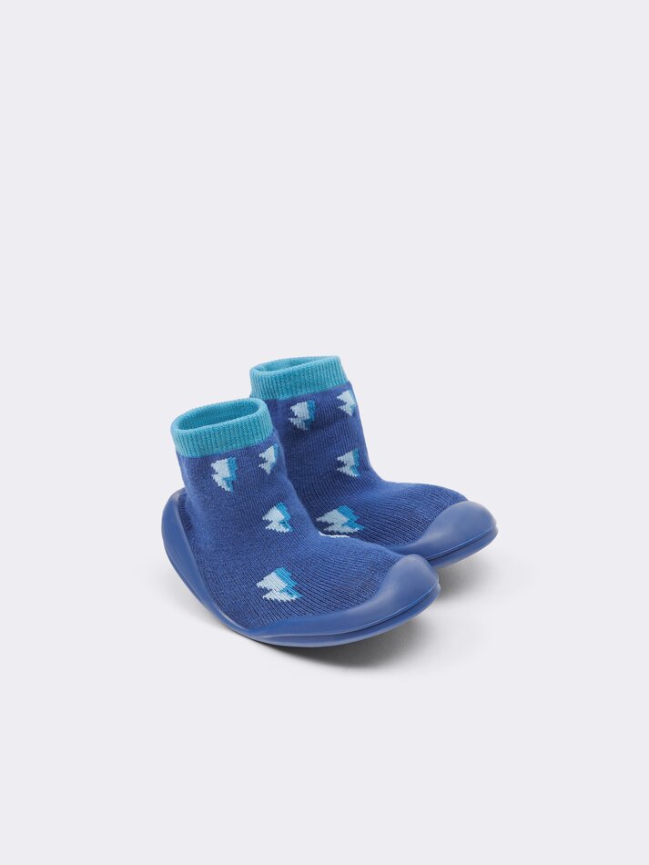 Pantufa Meia Raio - Azul Royal
