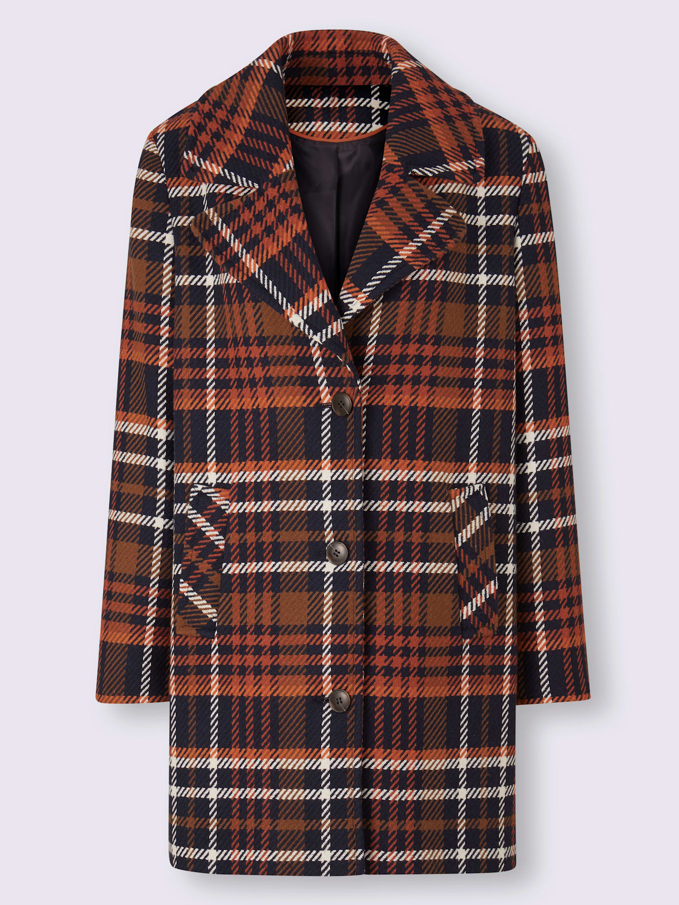 Veste motif à carreaux