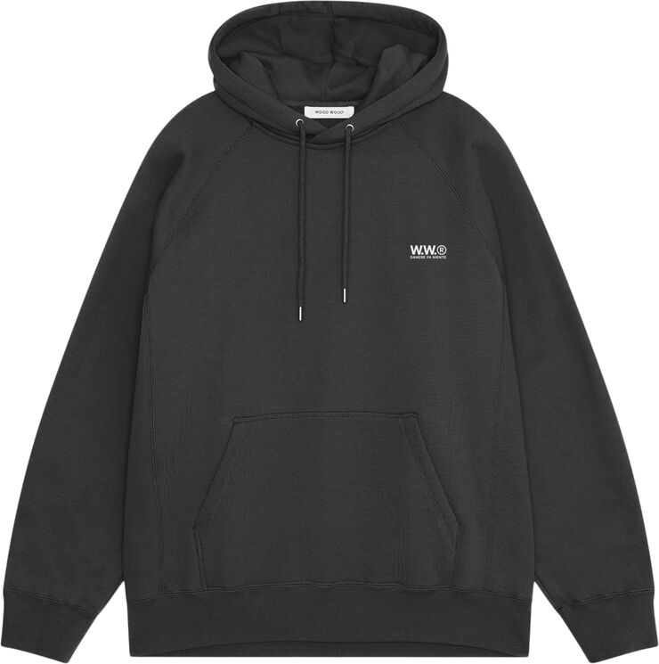 Wood Wood WWFred Penseur Hoodie Dark gray