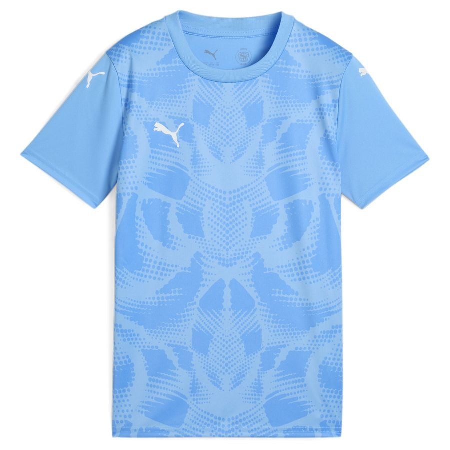 PUMA Maillot teamULTIMATE - Bleu Clair/Blanc Enfant