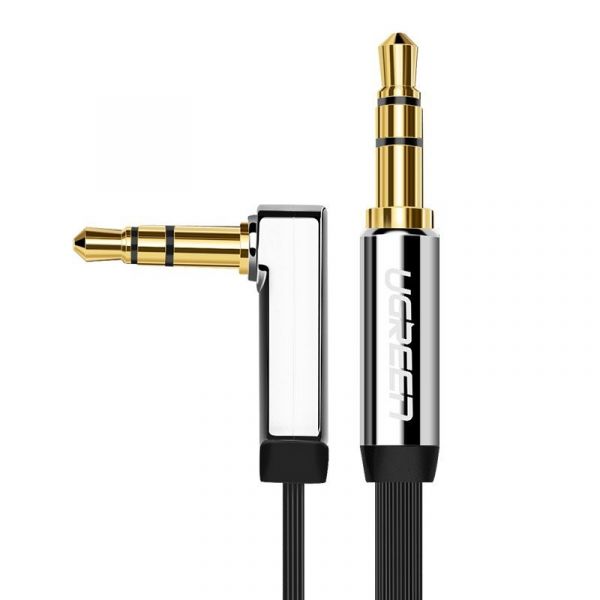 Ugreen Cabo Aux 3,5 mm Mini Jack Flat 5M Prateado (10729)