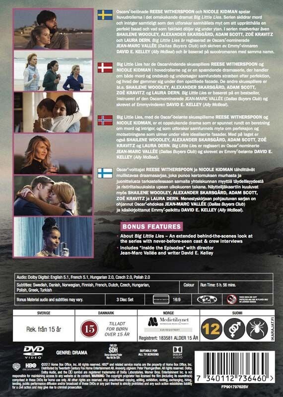 Big Little Lies - Sæson 1 - HBO - DVD