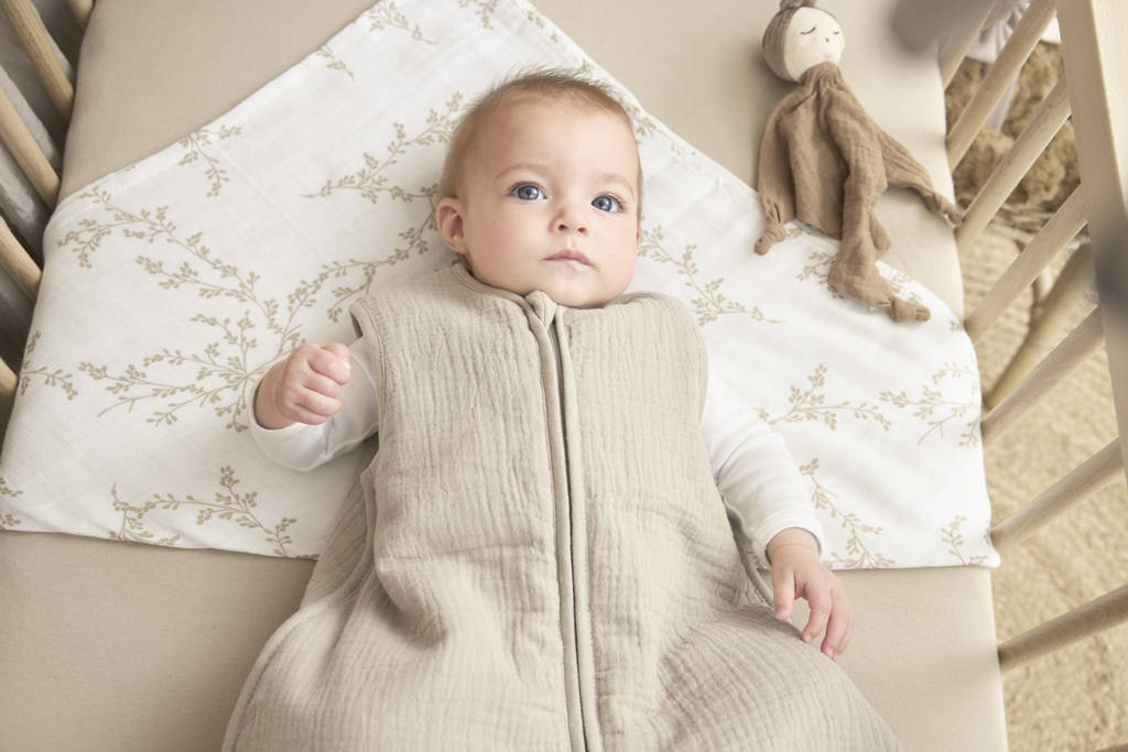 hydrofiele slaapzak beige