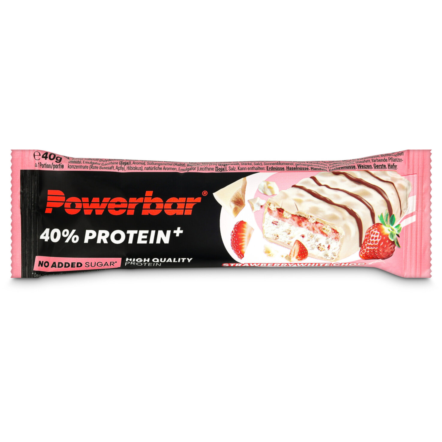 Powerbar 40 protein strawberry white chocolate