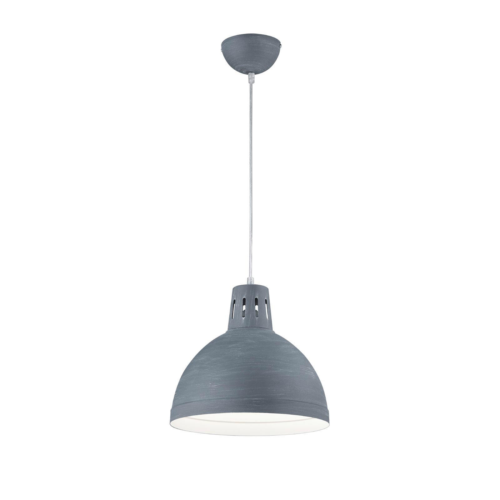 Pendelleuchte - betonfarbig - Metall - 30 cm