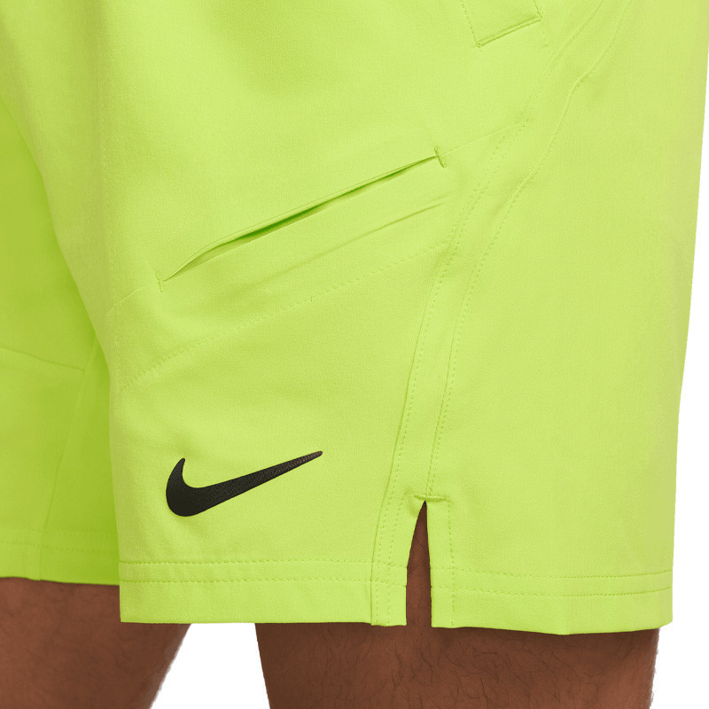 Short tennis Nike Flex 7 Advantage jaune fluo
