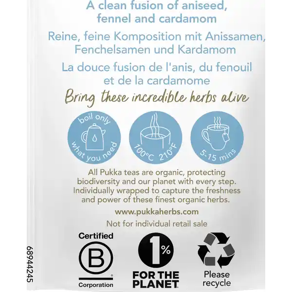 Bio-Kräutertee Feel New, mit Fenchel, Anis und Kardamom