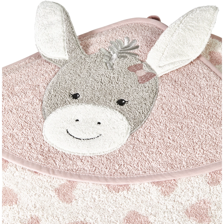 Sterntaler Motiv-Kapuzen-Badetuch 80 x 80 cm Emmi Girl zartrosa