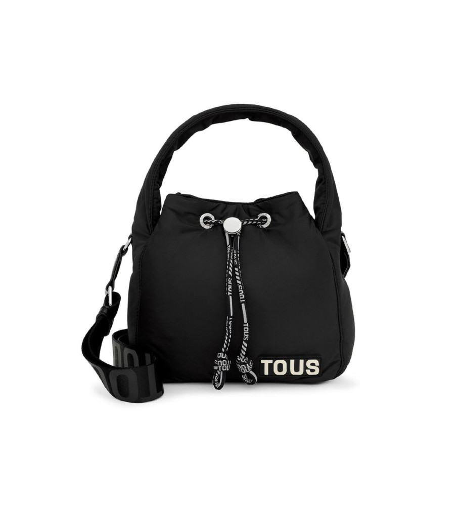 Bolsa Tous T Carol Soft Black Bucket