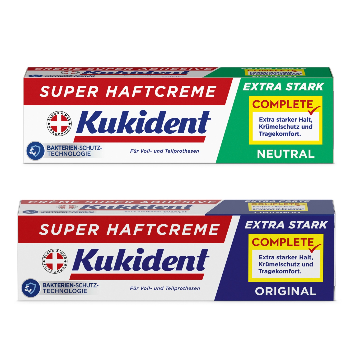 KUKIDENT Haftcreme/Gebissreinigungstabletten