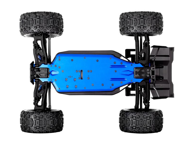 Traxxas Monster Truck Sledge VXL-6S 4WD, Blau 1:8, ARTR Ultimativer Monstertruck für Off-Road Bashing mit bis zu 110 km/h