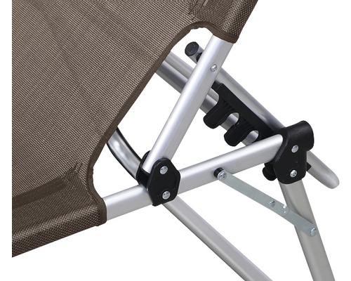 Siena Garden Sole ligstoel, beige stof