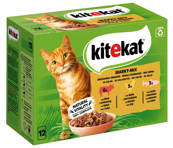KITEKAT® Nassfutter für Katzen Multipack