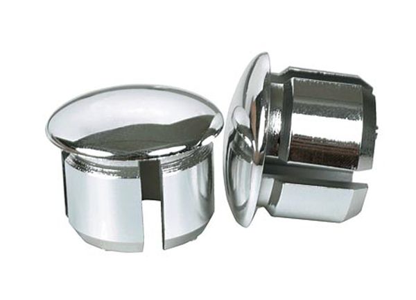 ROAD PLUGS Lenkerend-Plugs  silber  20.6mm