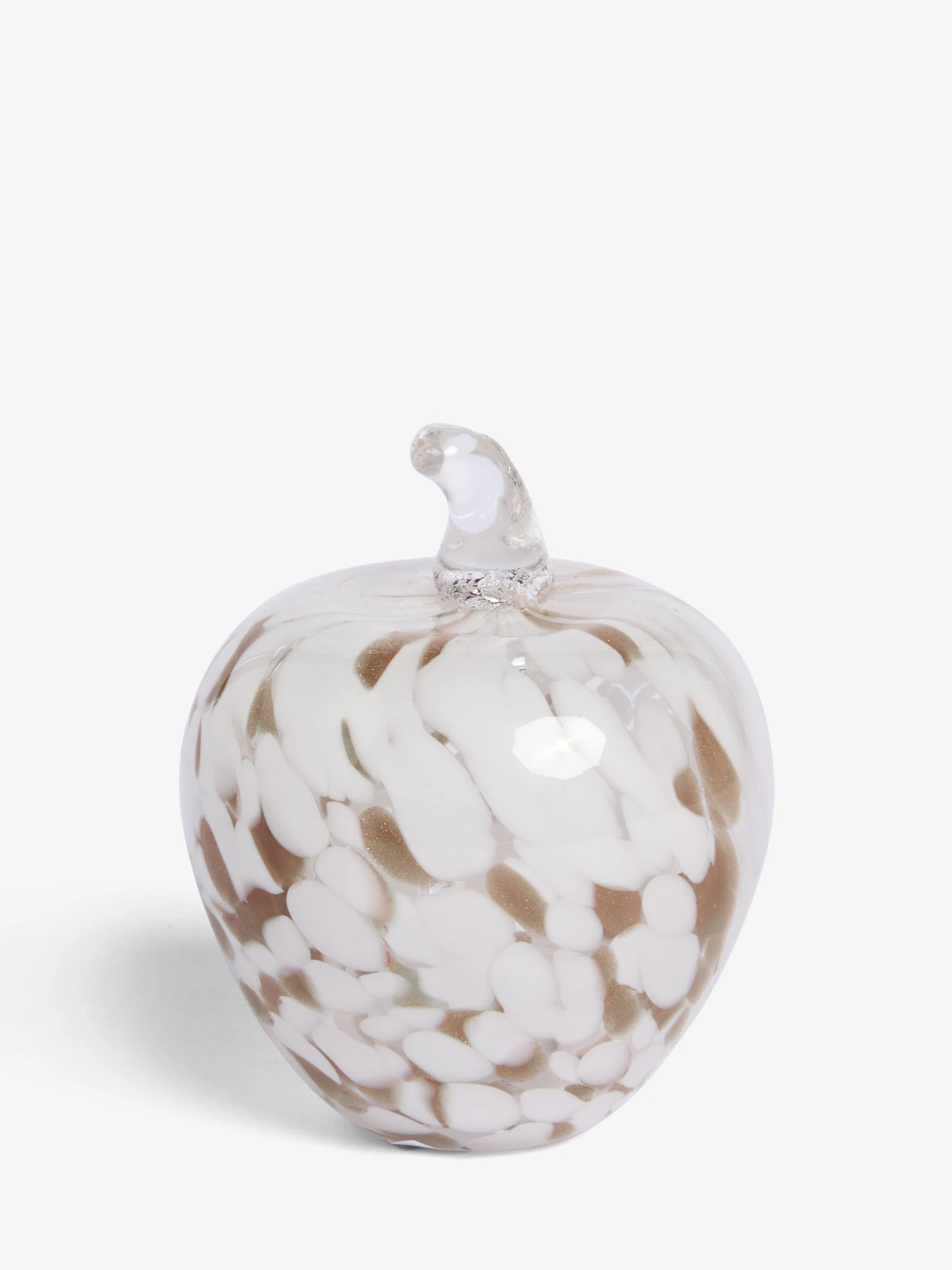 Confetti Glass Apple Ornament
