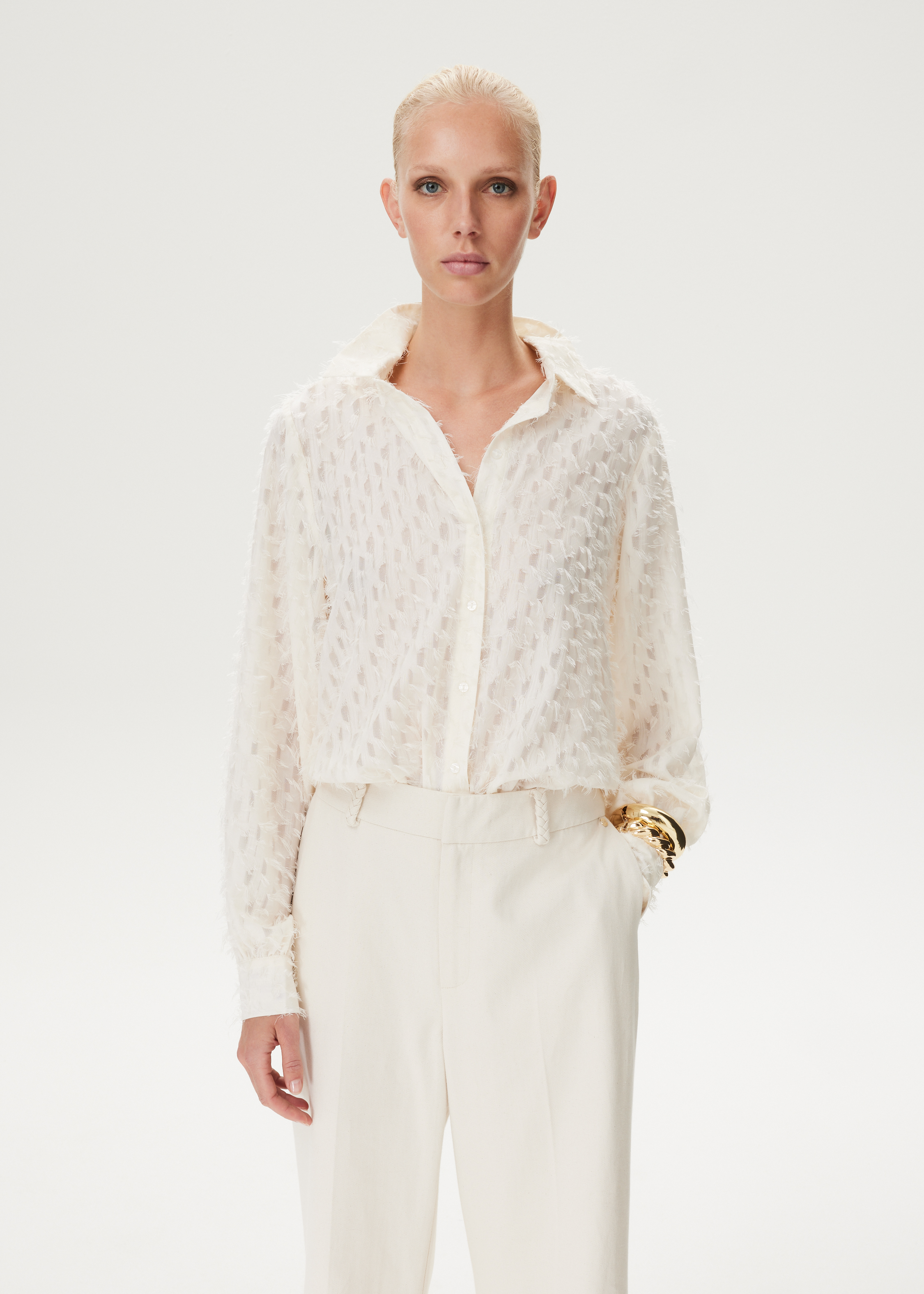 Blouse met franjes