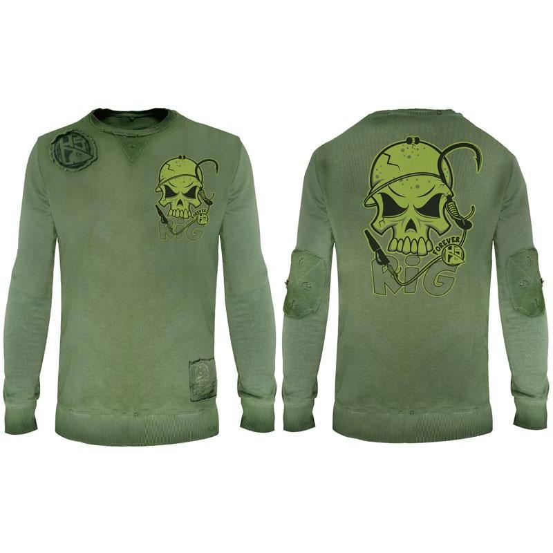 Sweat Homme Hot Spot Design Rig Forever - Vert