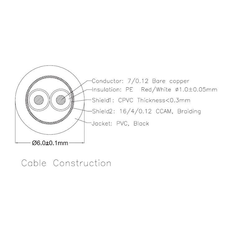 Procab CLA724 Classic 6.3mm stereo jack - XLR verloopkabel 10m