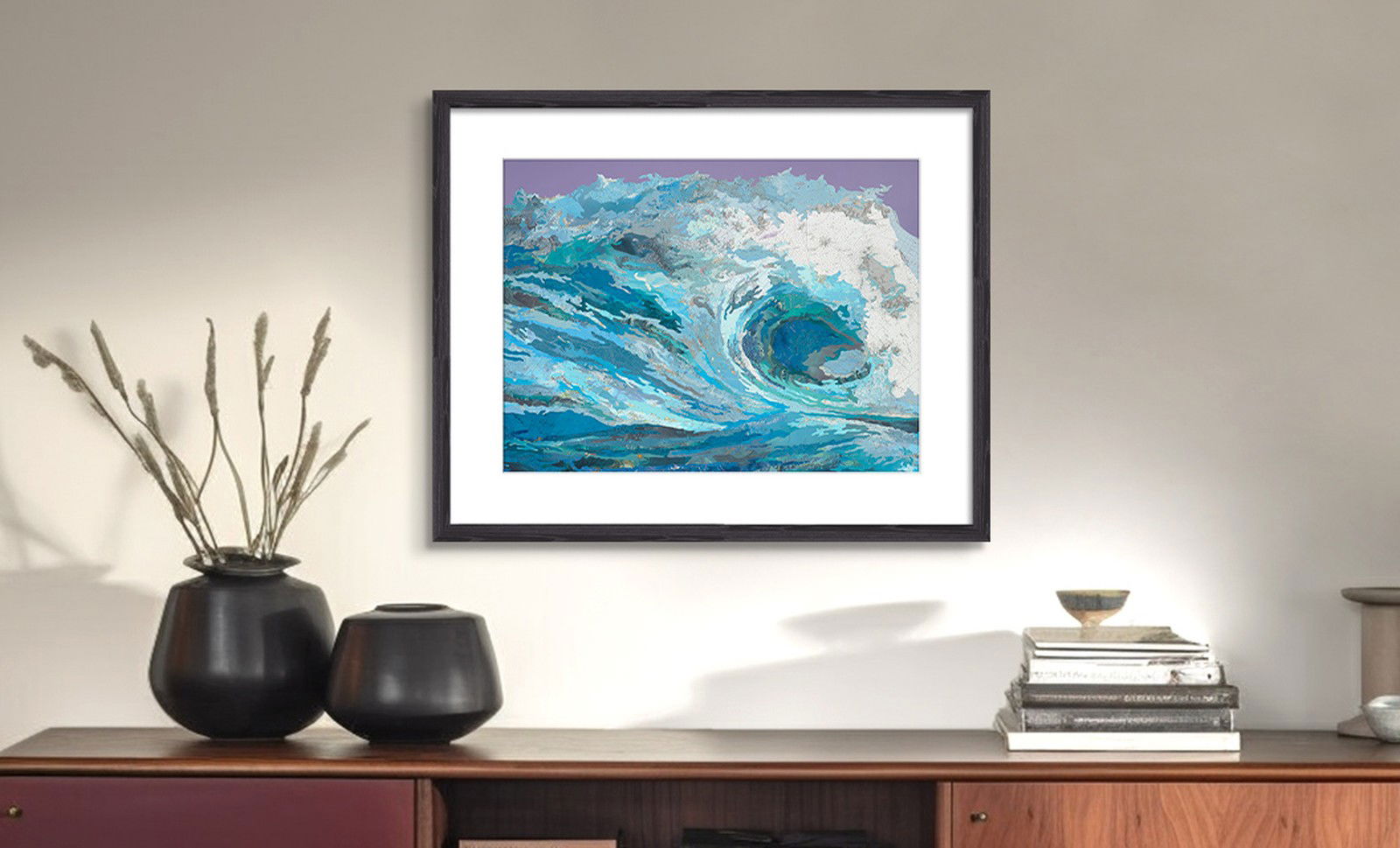 Clarissa's Wave by Matthew Cusick - Darlings - Small Limited Edition. 30x40.