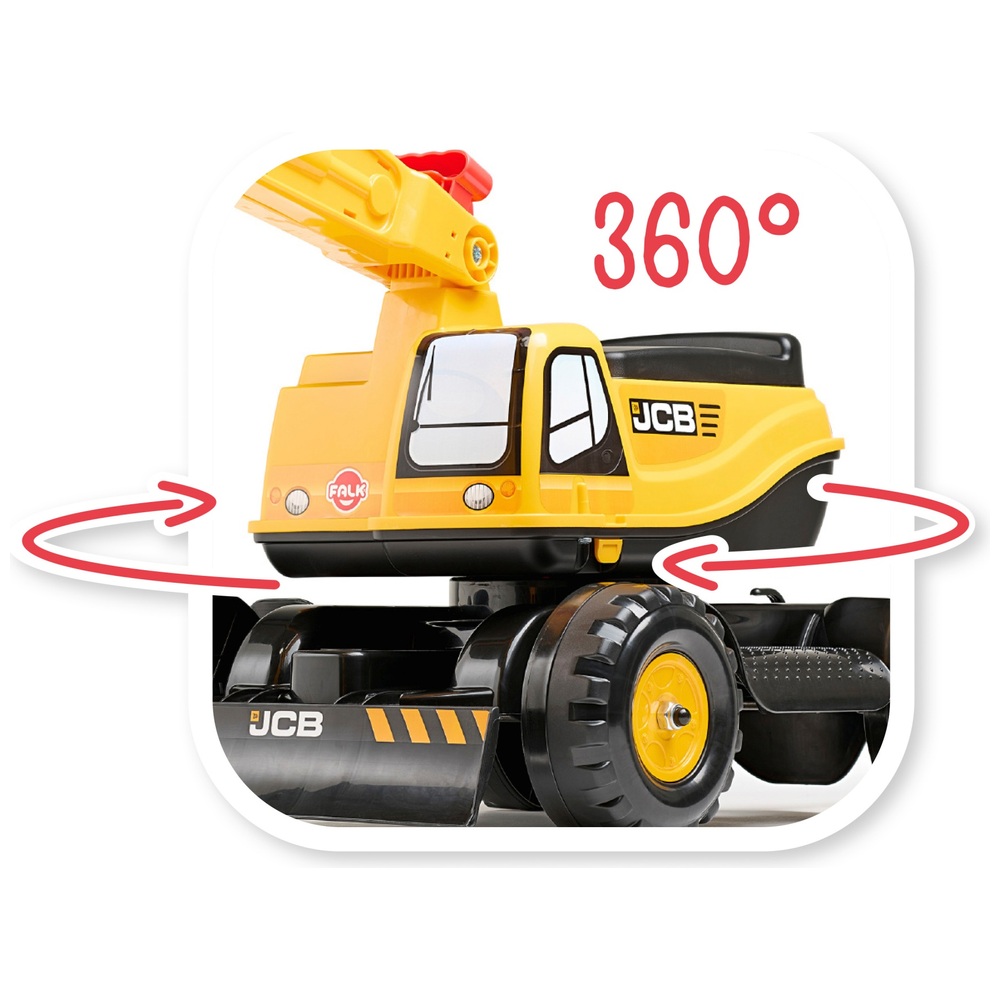 JCB-Bagger-Mitfahrgelegenheit