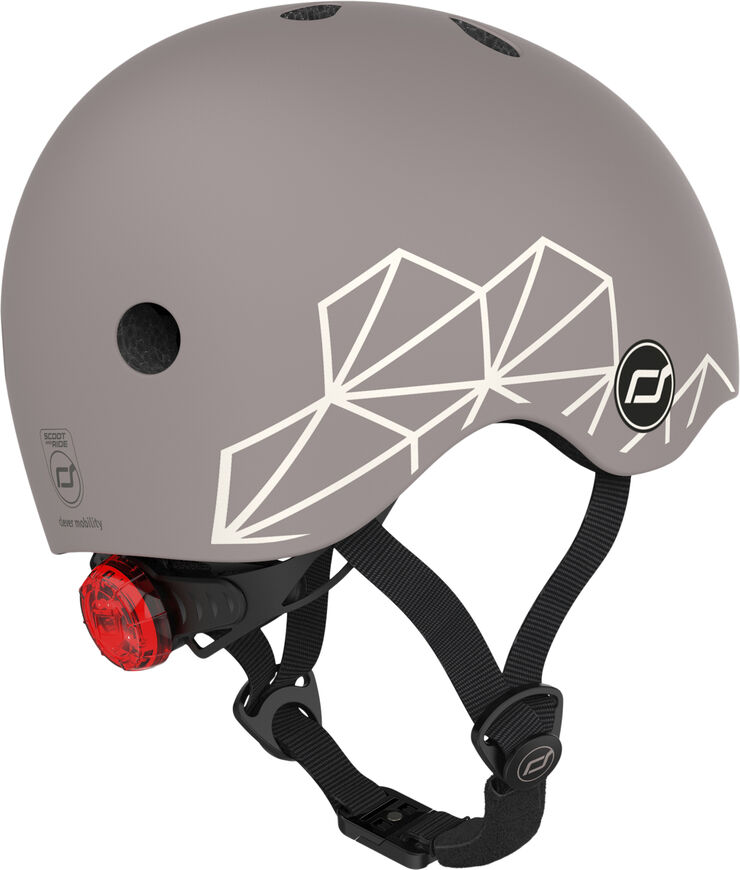 Scoot & Ride HELMET XXS - BROWN LINES
