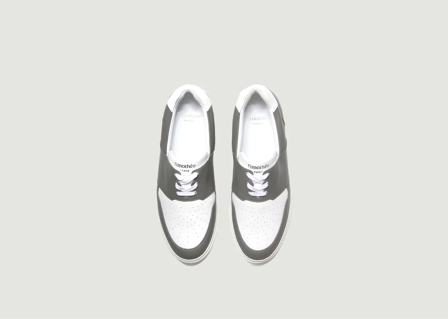Sneakers basses bicolores en cuir Pyla Timothée Paris