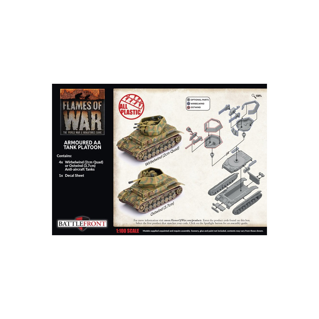 Flames of War - Armoured AA Tank Platoon