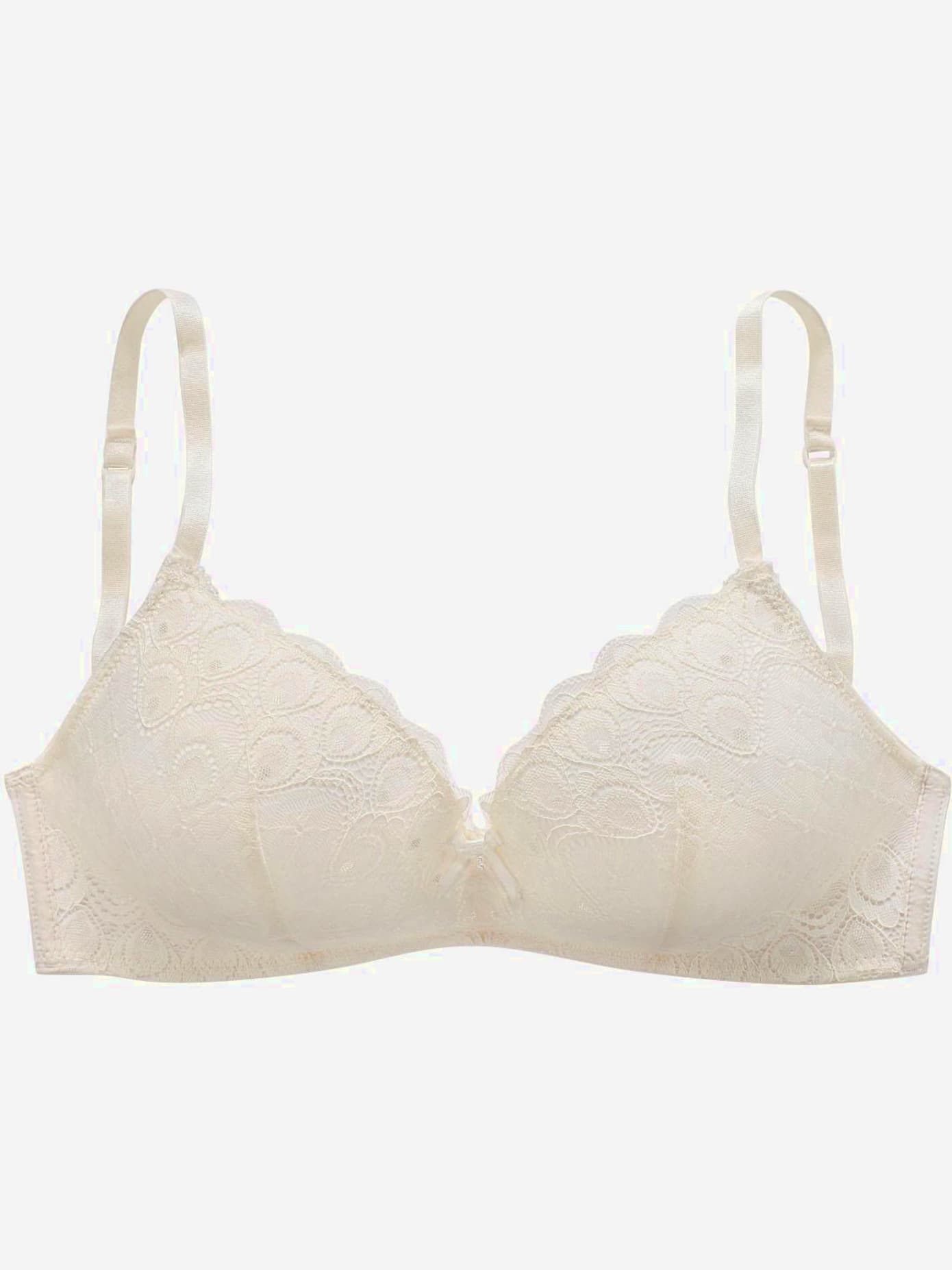 Soutien-gorge bralette soutien-gorge à coques sans armatures. coupe triangle moderne