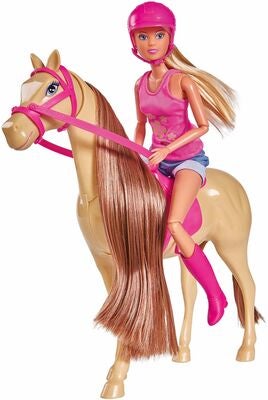 Steffi Love Dukke Med Hest + Tilbehør