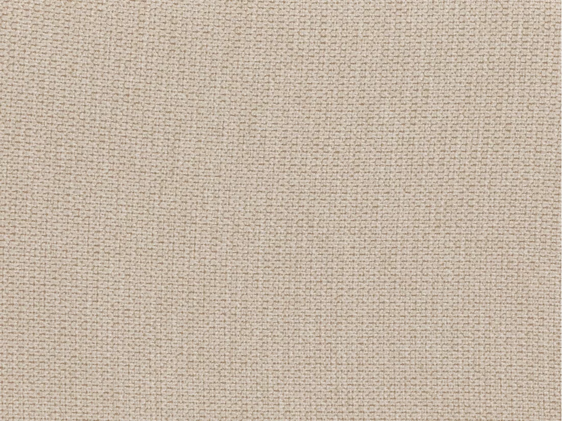 Lit coffre 180 x 200 cm avec tête de lit incurvée - Avec LEDs - Tissu - Beige - STOKALI