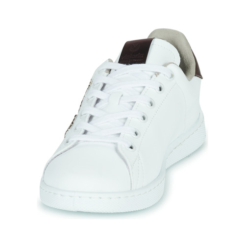Victoria - TENIS EFECTO PIEL & GALE - Blanc / Rose