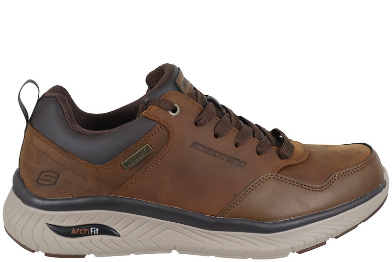 SKECHERS ARCH FIT CROSSER-RONALDO BROWN SNEAKER