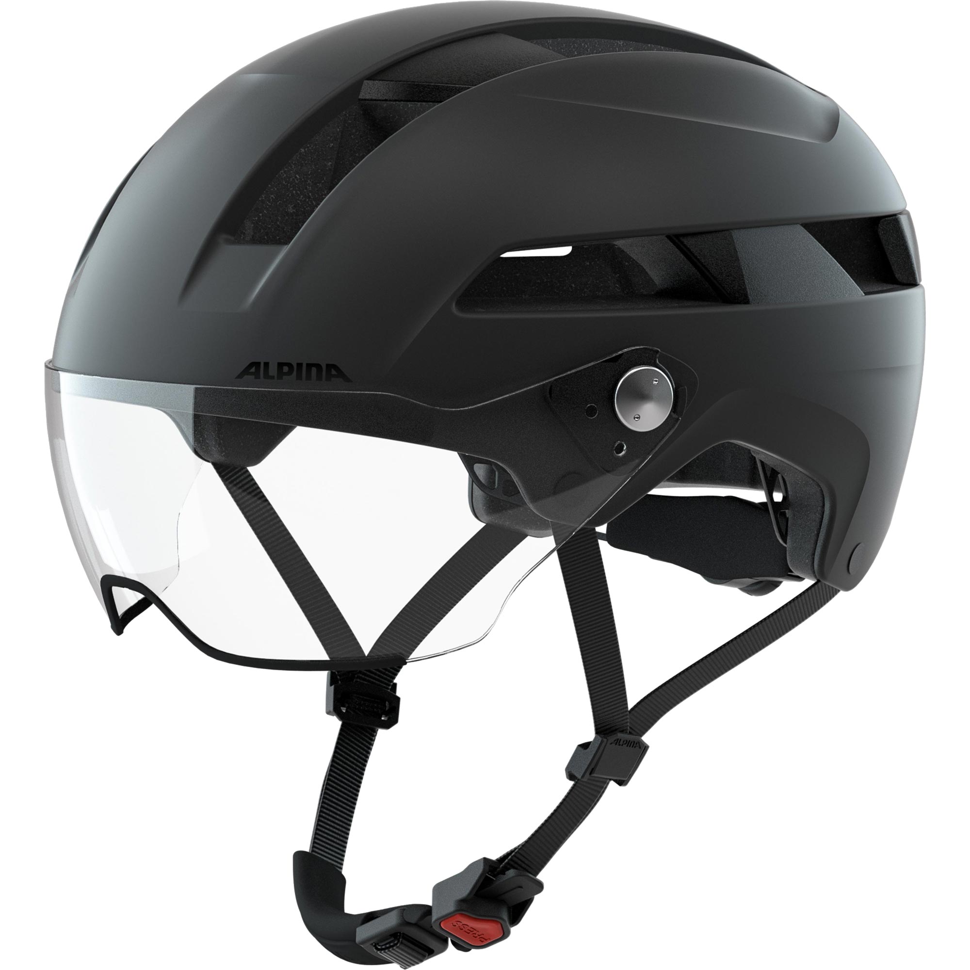 Alpina Soho Visor City Visierhelm mattschwarz