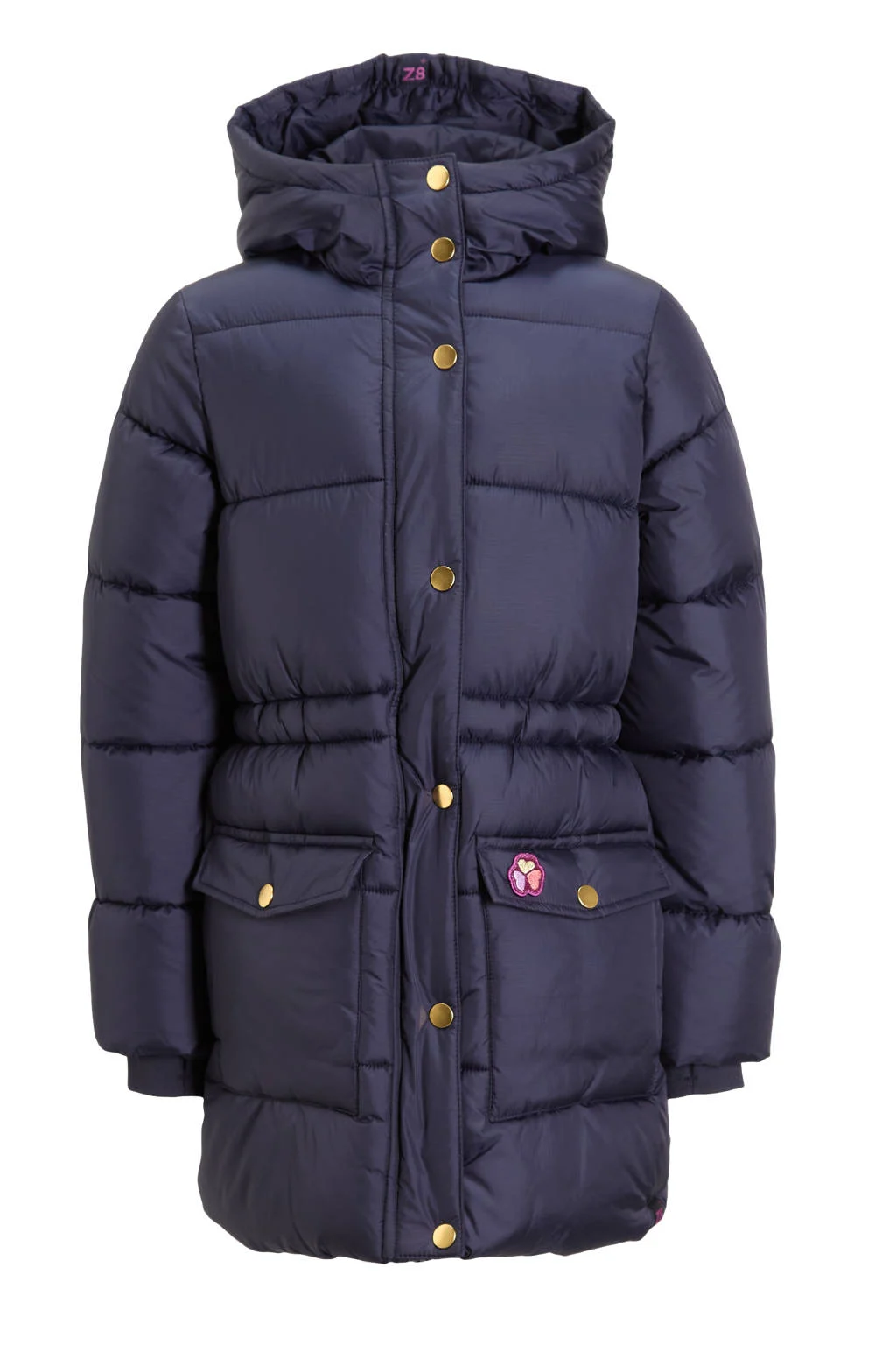 Z8 gewatteerde winterjas Xava donkerblauw
