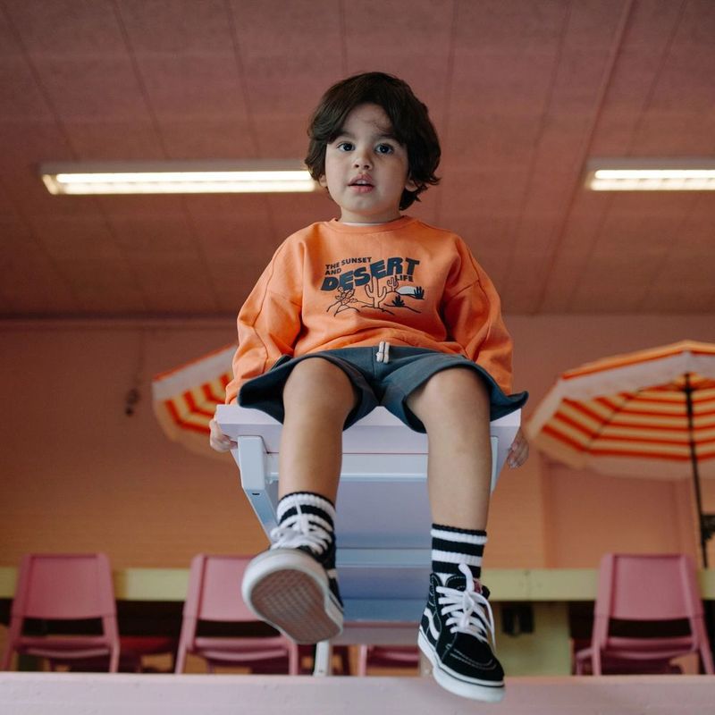 Stains & Stories - Peutertop - Oranje - Katoen
