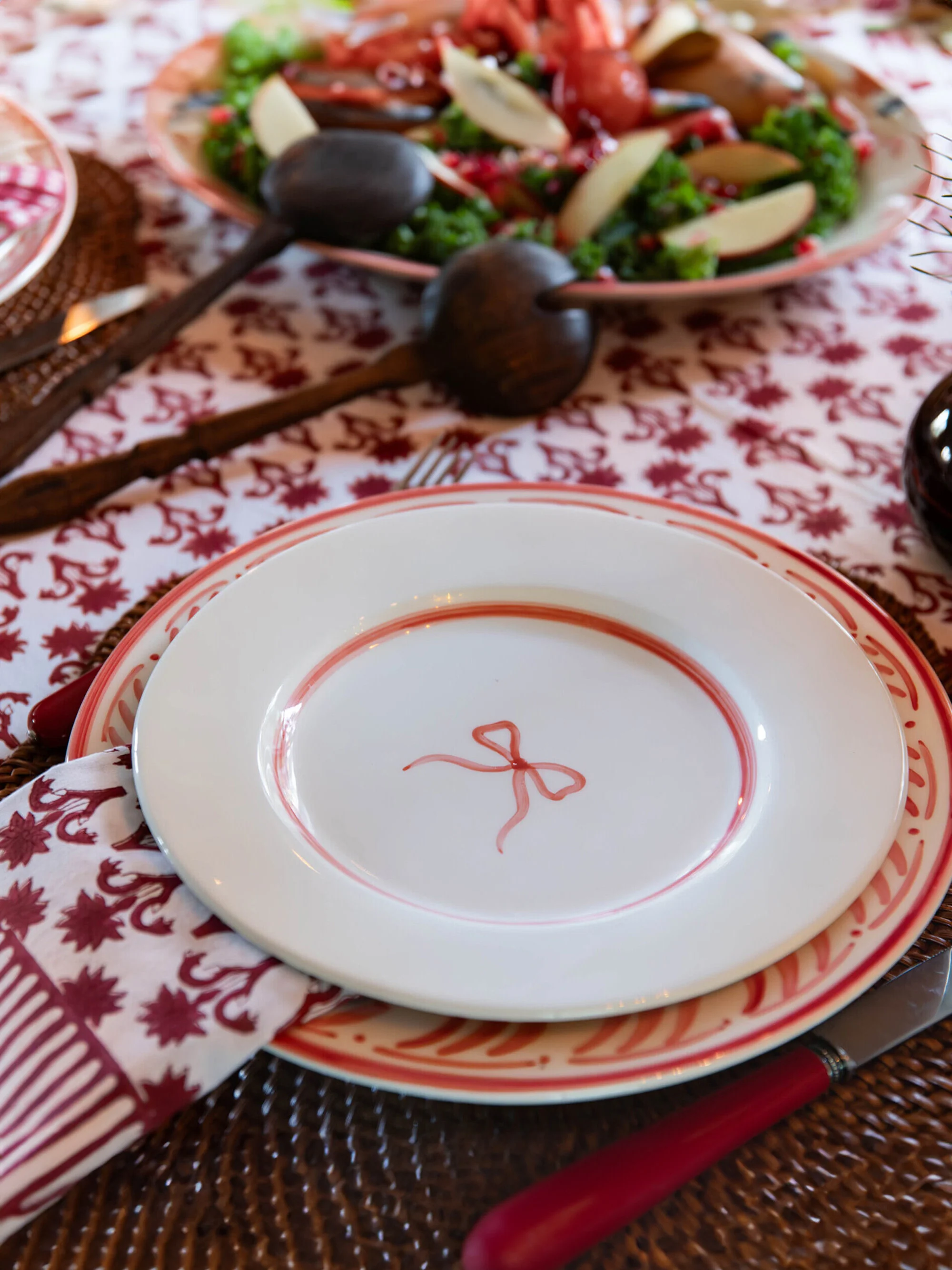 Handgemaakte servetten Lily, 4-delig