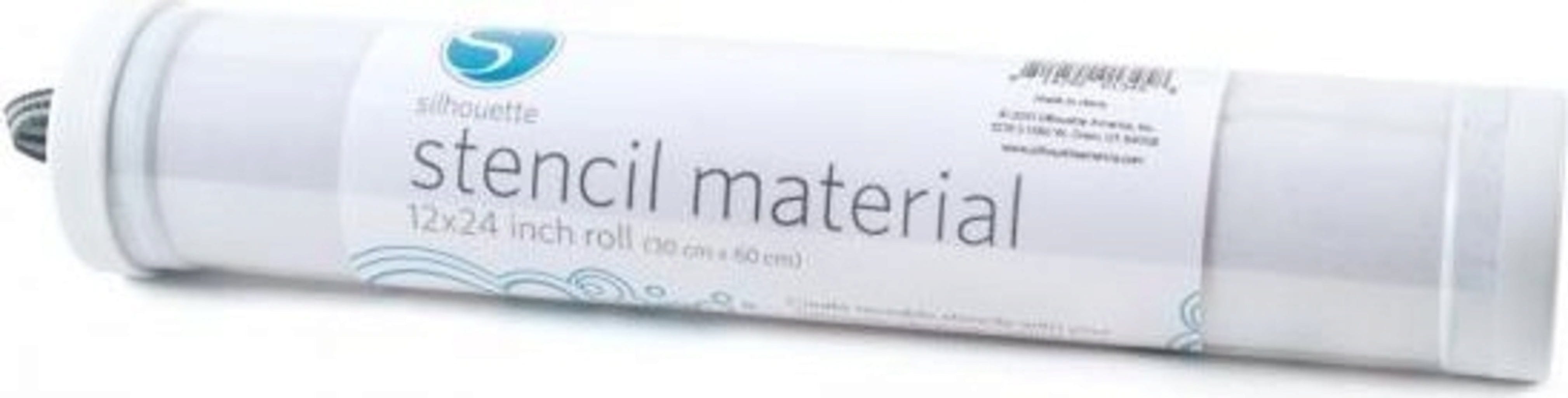 Silhouette  Stencil Material    Wiederverwendbare Schablonenfolien für Plotter