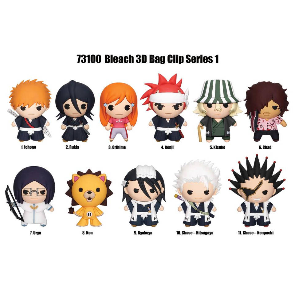 Bleach 3D foam bag clip