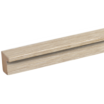 Decowall Acoustic eindprofiel licht eiken 260cm