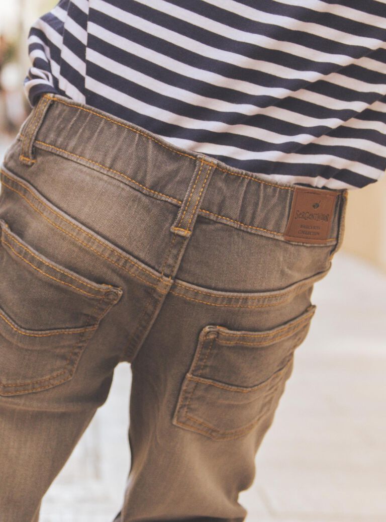 Jean regular gris