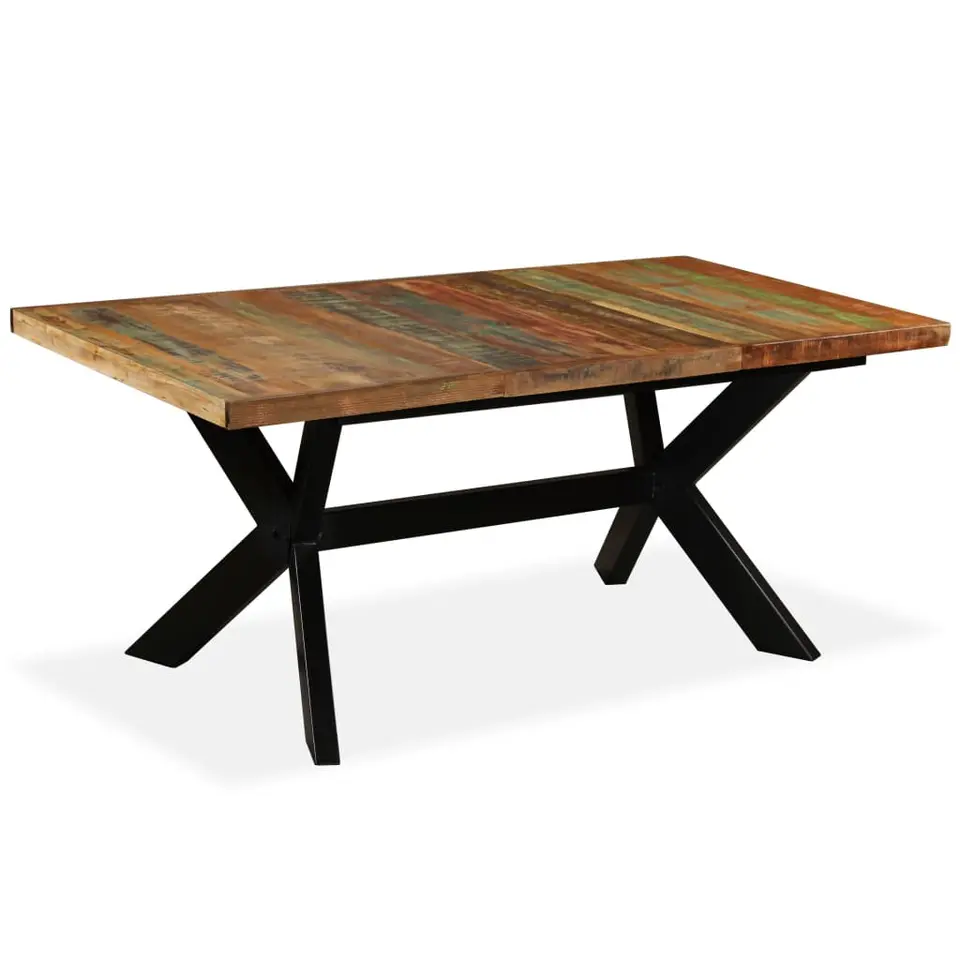 vidaXL - Eetkamertafel - Bruin - Hout - 180 x 90 x 76 cm